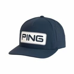 Ping Tour Vented Delta Hat -Golf Clubs Shop ping tour vented delta hat navy 01 76842.1652363404
