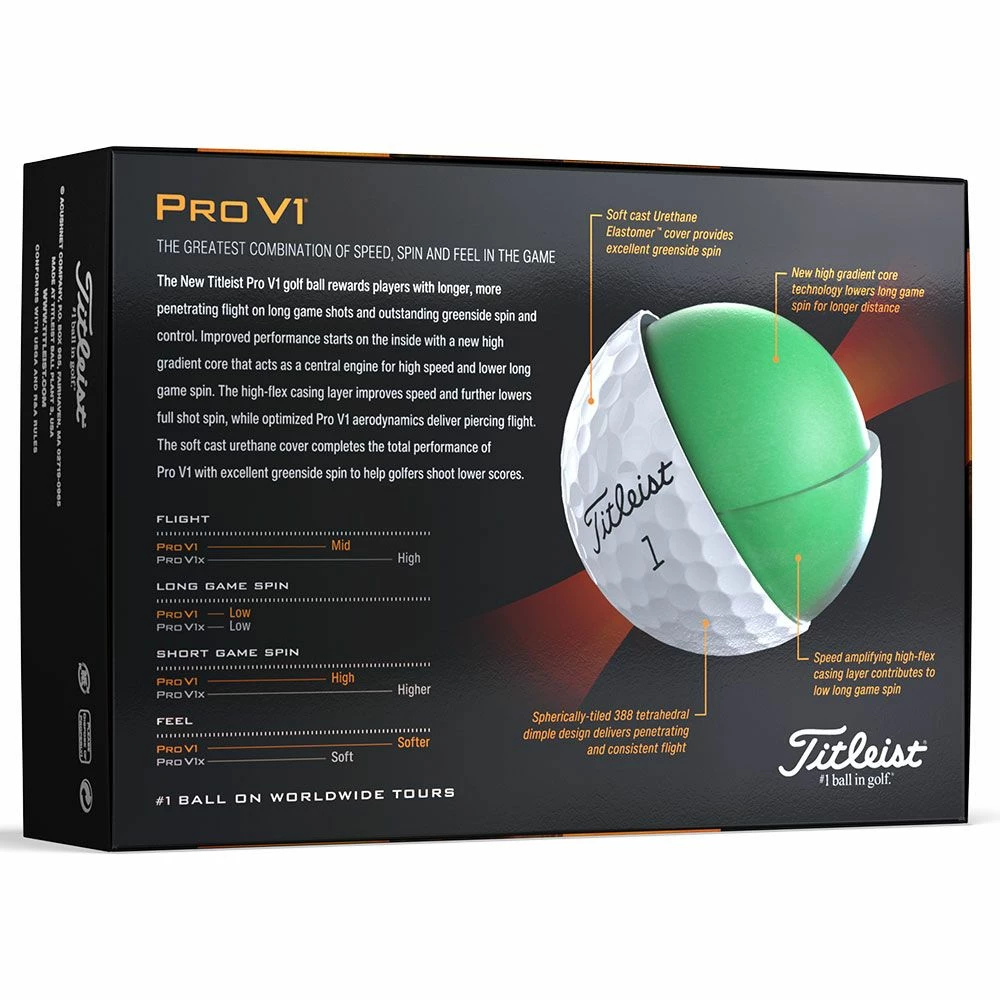 Titleist Pro V1 2023 High Numbers Golf Balls 2 Titleist Pro V1 2023 High Numbers Golf Balls - Image 2