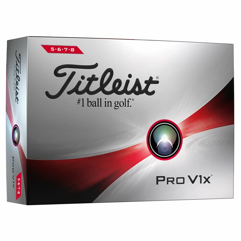 Titleist Pro V1x 2023 High Numbers Golf Balls 1 Titleist Pro V1x 2023 High Numbers Golf Balls