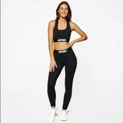 PSD Women's Solids Leggings 11 PSD Women's Solids Leggings -Golf Clubs Shop psd womens solids legging black 04 50766.1636748074
