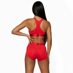 PSD Women's Solids Sports Bra -Golf Clubs Shop psd womens solids sports bra red 02 65624.1636747077