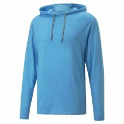 Puma Cloudspun GRYLBL Hoodie -Golf Clubs Shop puma cloudspun grylbl hoodie azure blue 01 01694.1678910881