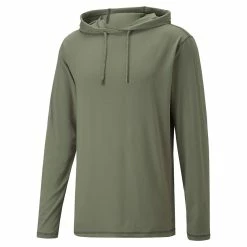 Puma Cloudspun GRYLBL Hoodie -Golf Clubs Shop puma cloudspun grylbl hoodie deep lichen green 01 34338.1678910880