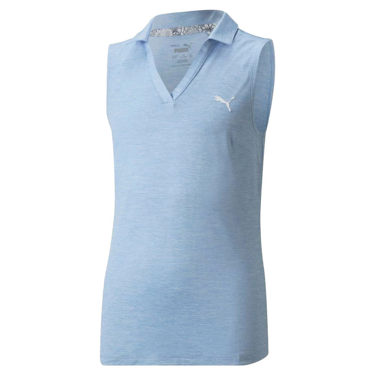 Puma Junior Girls Heather Polo 2 Puma Junior Girls Heather Polo - Image 2