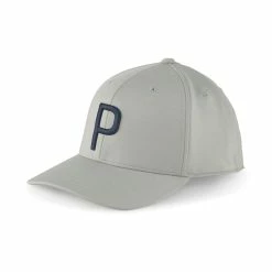 Puma P Hat -Golf Clubs Shop puma p hat ash gray navy blazer 01 71465.1678809185