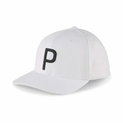 Puma P Hat -Golf Clubs Shop puma p hat white glow black 01 69985.1678809183