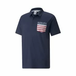 Puma Volition Paisley Pocket Polo -Golf Clubs Shop puma volition paisley pocket polo navy blazer ski patrol 01 10305.1660836478
