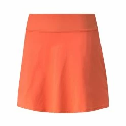 Puma Women's PWRSHAPE Solid Skort -Golf Clubs Shop puma womens pwrshape solid skort hot coral 01 92297.1660834081