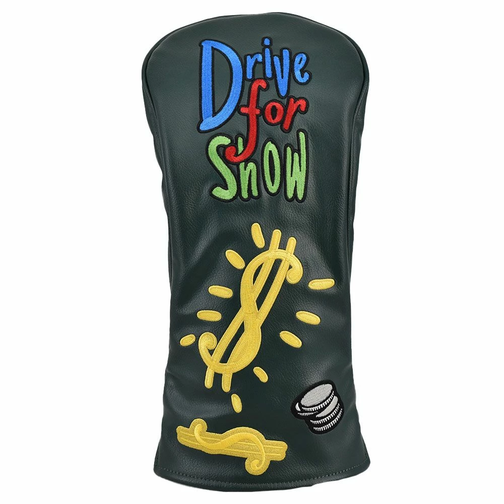 PRG Originals 'Putt For Dough' Golf Driver Headcover 1 PRG Originals 'Putt For Dough' Golf Driver Headcover