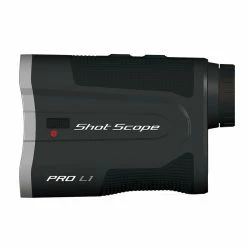 Shot Scope Pro L1 Golf Laser Rangefinder 8 Shot Scope Pro L1 Golf Laser Rangefinder -Golf Clubs Shop shot scope ls1 rangefinder grey side