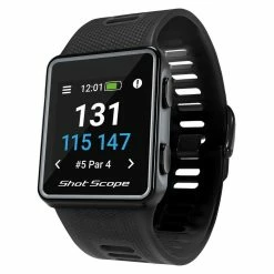Shot Scope V3 GPS Tracking Golf Watch -Golf Clubs Shop shot scope v3 gps tracking watch gagpssv3 bss v3 black