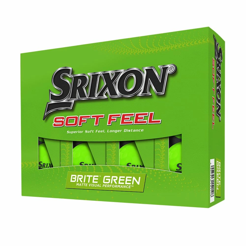 Srixon Soft Feel 2023 Brite Green Golf Balls 1 Srixon Soft Feel 2023 Brite Green Golf Balls