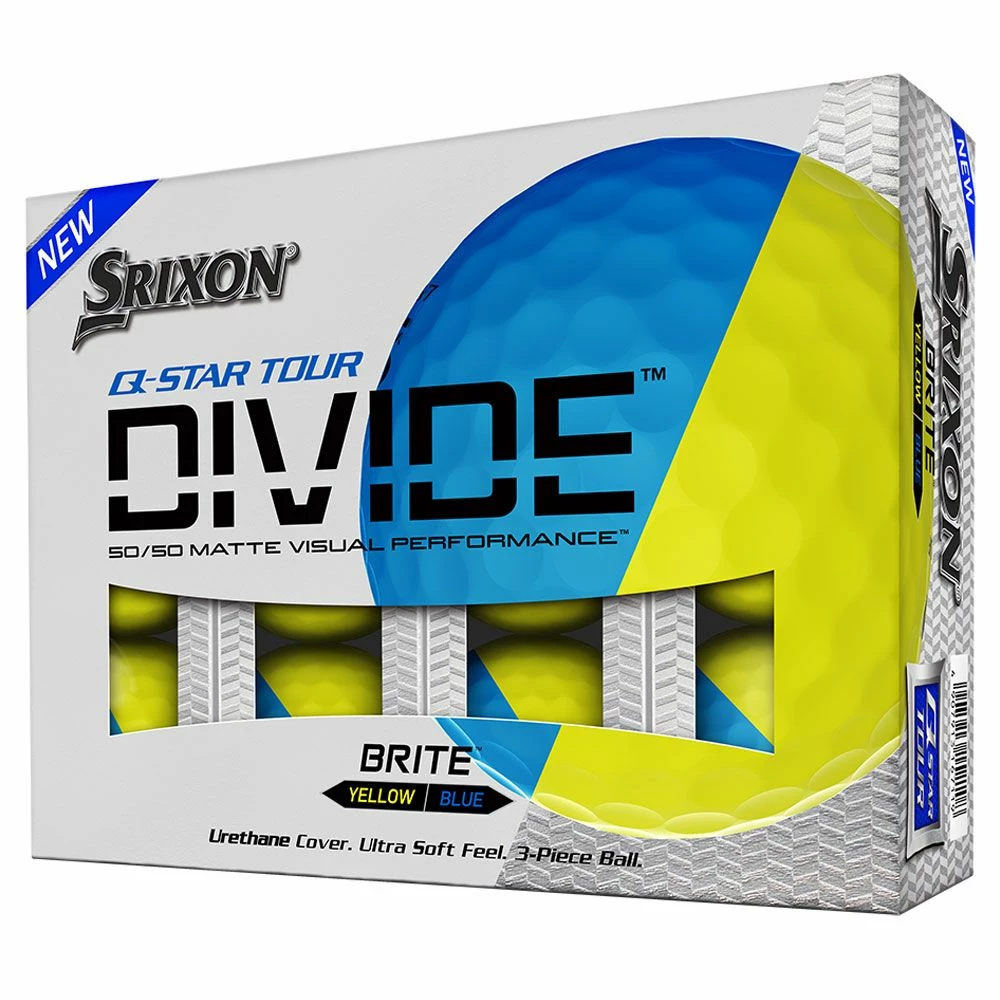 Srixon Q-Star Tour Divide Blue Golf Balls 1 Srixon Q-Star Tour Divide Blue Golf Balls