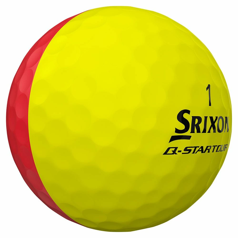 Srixon Q-Star Tour Divide Red Golf Balls 2 Srixon Q-Star Tour Divide Red Golf Balls - Image 2