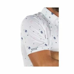 Straight Down Bitterroot Polo -Golf Clubs Shop straight down bitterroot polo white mint 05 74137.1644335741