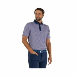 Straight Down Morgan Polo -Golf Clubs Shop straight down morgan polo indigo pink 02 61270.1644437840