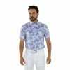 Straight Down Tropics Golf Polo -Golf Clubs Shop straight down tropics polo periwinkle 02 42202.1678909292