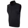 Sunice Axel Lightweight Stretch Thermal Half-Zip Vest -Golf Clubs Shop sunice axel lightweight stretch thermal half zip black charcoal melange 01 16287.1636748316