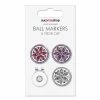 Surprizeshop Crystal Flower Ball Marker And Visor Clip Set -Golf Clubs Shop surprizeshop crystal flower ball marker and visor clip set vs006008