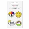 SurprizeShop Weather Forecast Golf Ball Marker Set 2 SurprizeShop Weather Forecast Golf Ball Marker Set -Golf Clubs Shop surprizeshop weather forecast ball marker set ms006006