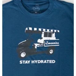 SWANNIES Bev Cart Tee -Golf Clubs Shop swannies bev cart tee slate heather 01 62411.1676597720
