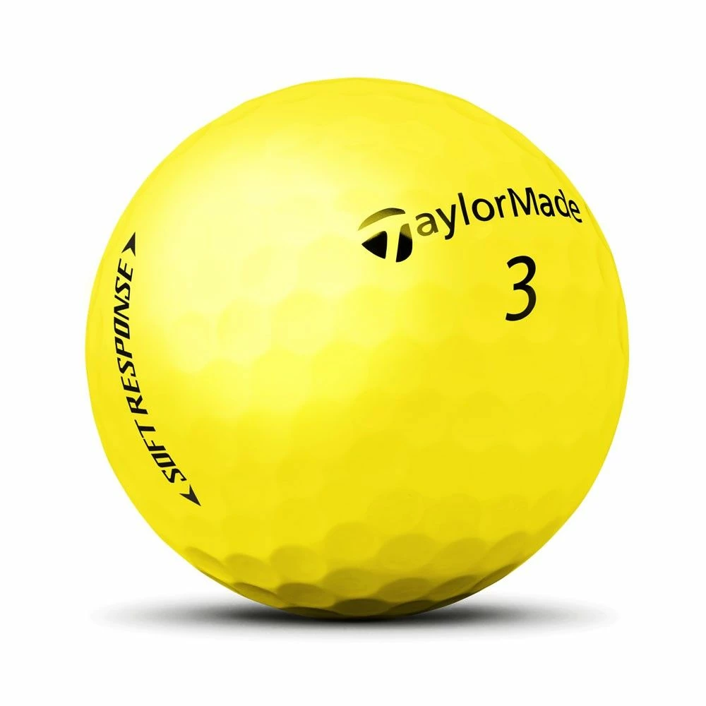 TaylorMade Soft Response Yellow Golf Balls 2 TaylorMade Soft Response Yellow Golf Balls - Image 2