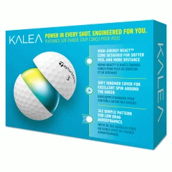 TaylorMade Kalea 2022 Ladies Golf Balls -Golf Clubs Shop taylormade kalea golf balls packaging 2022 back