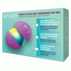 TaylorMade Kalea 2022 Matte Purple Ladies Golf Balls 5 TaylorMade Kalea 2022 Matte Purple Ladies Golf Balls -Golf Clubs Shop taylormade kalea purple golf ball 2022 packaging back