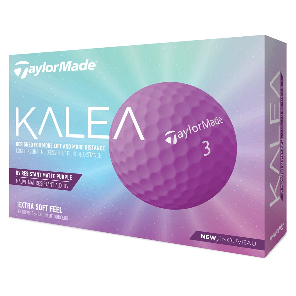 TaylorMade Kalea 2022 Matte Purple Ladies Golf Balls 1 TaylorMade Kalea 2022 Matte Purple Ladies Golf Balls