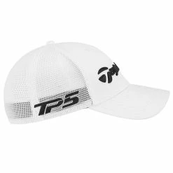 TaylorMade Tour Cage Fitted Hat -Golf Clubs Shop taylormade tour cage fitted hat white 03 13206.1677783779