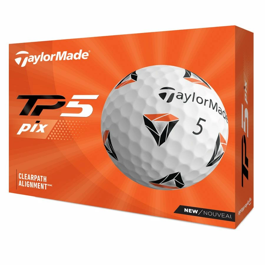 TaylorMade TP5 Pix 2021 Golf Balls 1 TaylorMade TP5 Pix 2021 Golf Balls