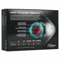 Titleist Pro V1x High Number Golf Balls 7 Titleist Pro V1x High Number Golf Balls -Golf Clubs Shop titleist 2021 pro v1x golf balls packaging back 1