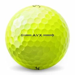 Titleist AVX 2022 Yellow Golf Balls 7 Titleist AVX 2022 Yellow Golf Balls -Golf Clubs Shop titleist avx 2022 yellow golf balls side