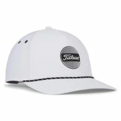 Titleist Boardwalk Rope Hat -Golf Clubs Shop titleist boardwalk rope hat white black 02 38480.1676585978