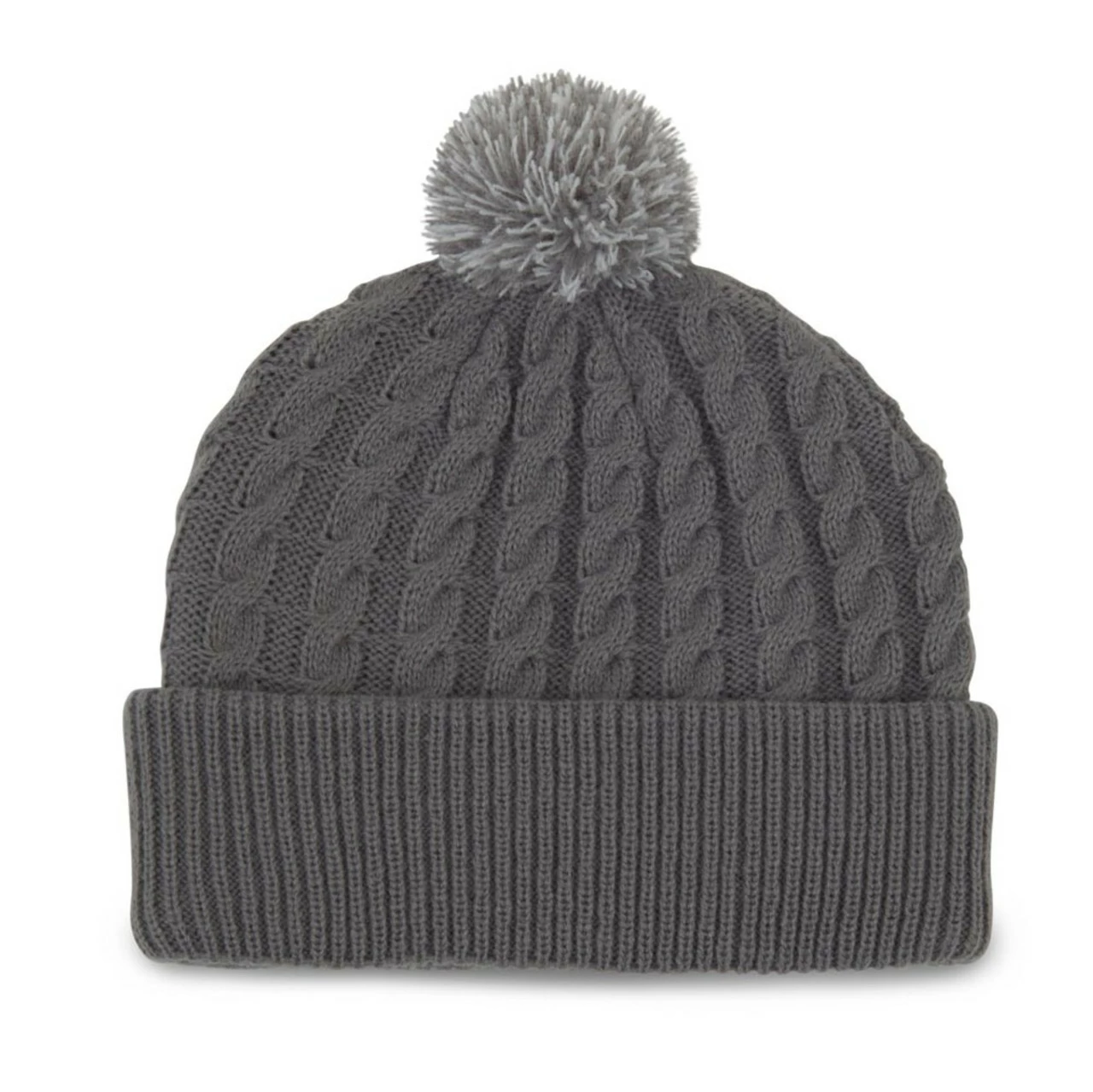 Titleist Cable Knit Pom Pom Beanie 5 Titleist Cable Knit Pom Pom Beanie - Image 5