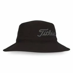 Titleist Players StaDry Bucket Hat -Golf Clubs Shop titleist players stadry bucket hat black charcoal 02 33851.1676593555