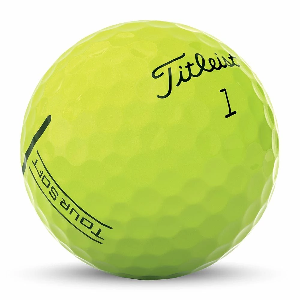 Titleist Tour Soft 2022 Yellow Golf Balls 2 Titleist Tour Soft 2022 Yellow Golf Balls - Image 2