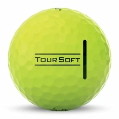 Titleist Tour Soft 2022 Yellow Golf Balls 7 Titleist Tour Soft 2022 Yellow Golf Balls -Golf Clubs Shop titleist tour soft yellow golf balls t4113s side