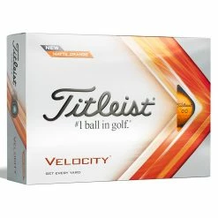 Titleist Velocity 2022 Matte Orange Golf Balls