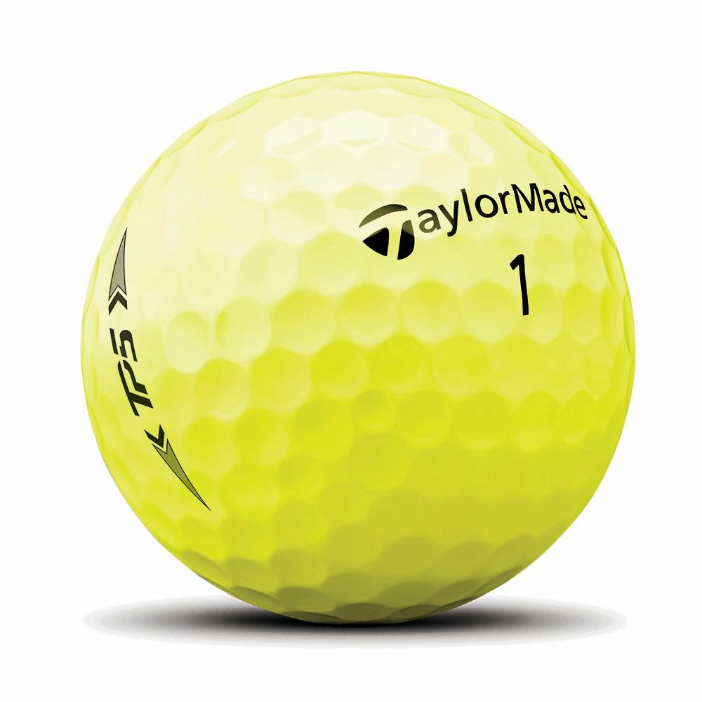 TaylorMade TP5 2021 Yellow Golf Balls 2 TaylorMade TP5 2021 Yellow Golf Balls - Image 2