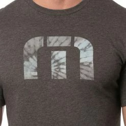 Travis Mathew Chimney Rock Tee -Golf Clubs Shop travis mathew chimney rock tee heather grey pinstripe 02 58209.1676584473