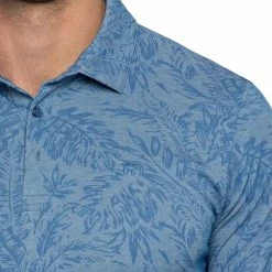 Travis Mathew Forever Young Polo -Golf Clubs Shop travis mathew forever young polo heather mid blue 03 91934.1678474981