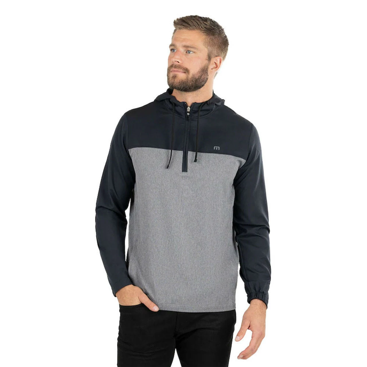 Travis Mathew Lantern Light Quarter Zip Hoodie 1 Travis Mathew Lantern Light Quarter Zip Hoodie