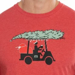 Travis Mathew Midnight Ride Tee 5 Travis Mathew Midnight Ride Tee -Golf Clubs Shop travis mathew midnight ride tee heather red 03 72418.1671651883