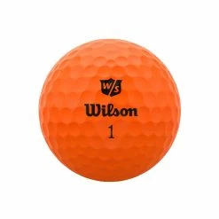 Wilson Staff Duo Optix Orange Golf Balls -Golf Clubs Shop wilson duo optix orange front golf ball