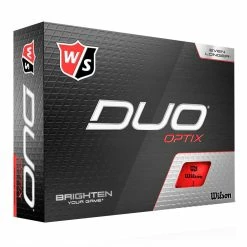 Wilson Staff Duo Optix Red Golf Balls