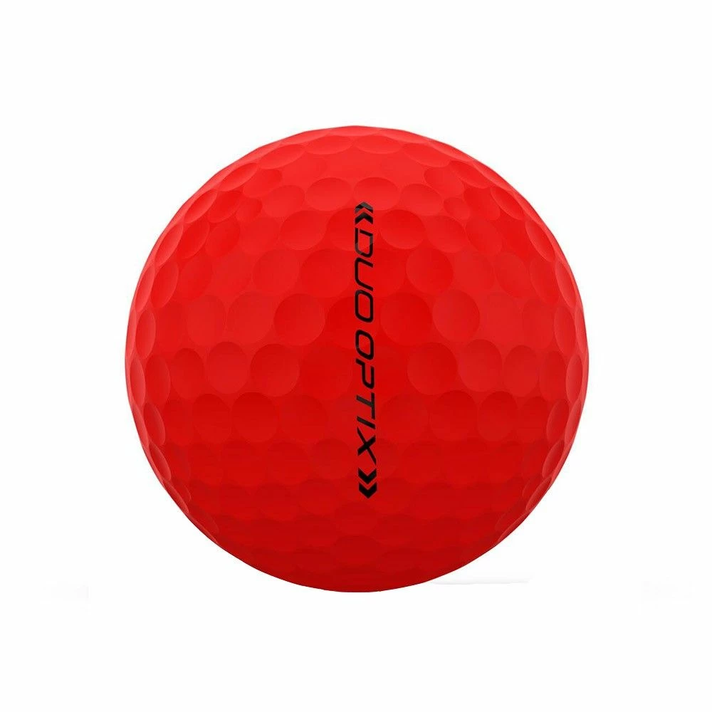 Wilson Staff Duo Optix Red Golf Balls 4 Wilson Staff Duo Optix Red Golf Balls - Image 4