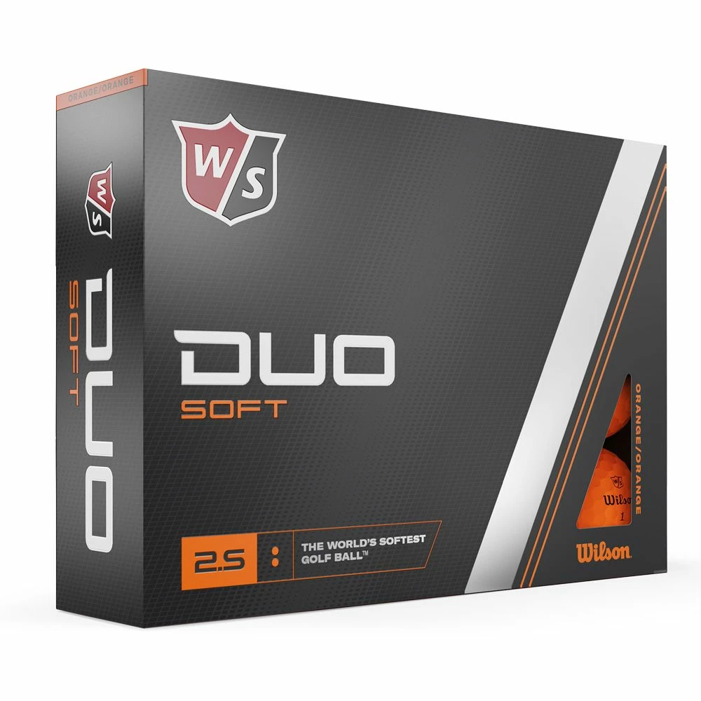 Wilson Staff Duo Soft Orange Golf Balls 1 Wilson Staff Duo Soft Orange Golf Balls